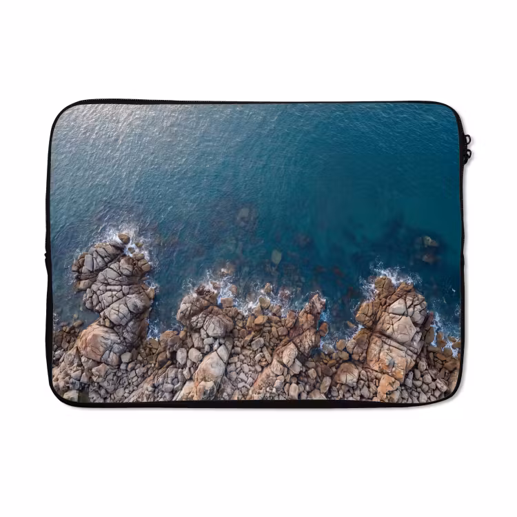 Laptophoes - Zee - Kustlijn - Natuur - Abstract - Blauw — 5