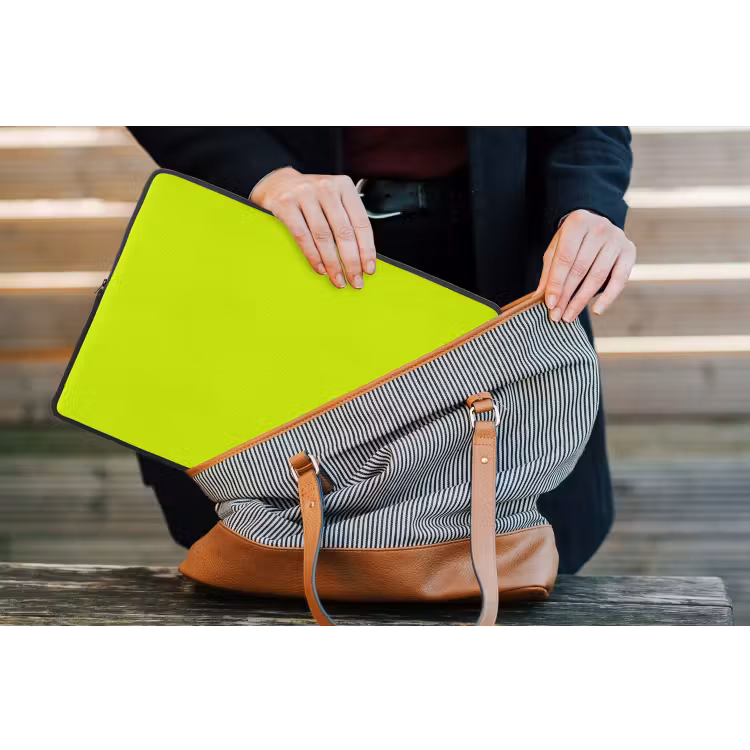 Laptophoes - Electric - Lemon - Geel — 4