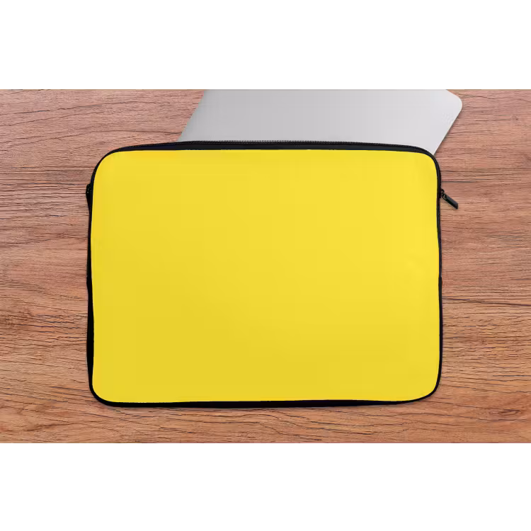 Laptophoes - Soft - Custard - Geel — 2