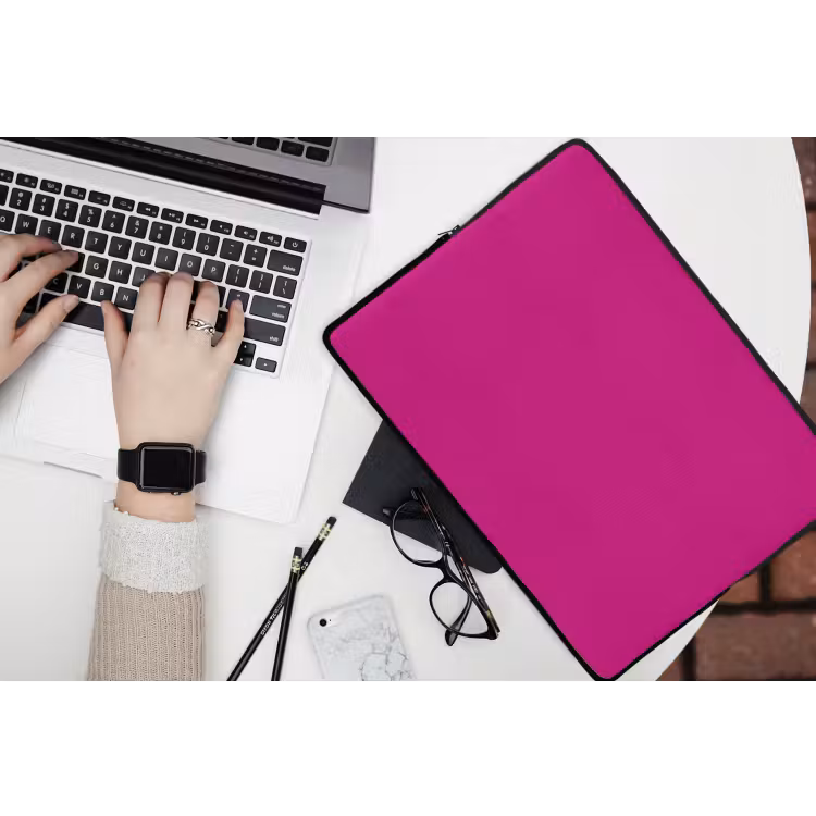 Laptophoes - Velvet - Magenta - Roze — 3
