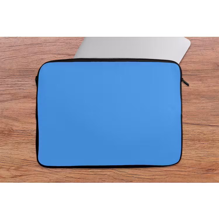 Laptophoes - Bright - Azure - Blauw — 2