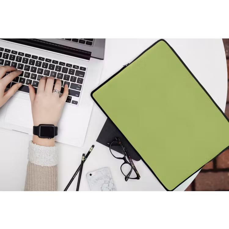 Laptophoes - Lime - Glow - Groen — 3