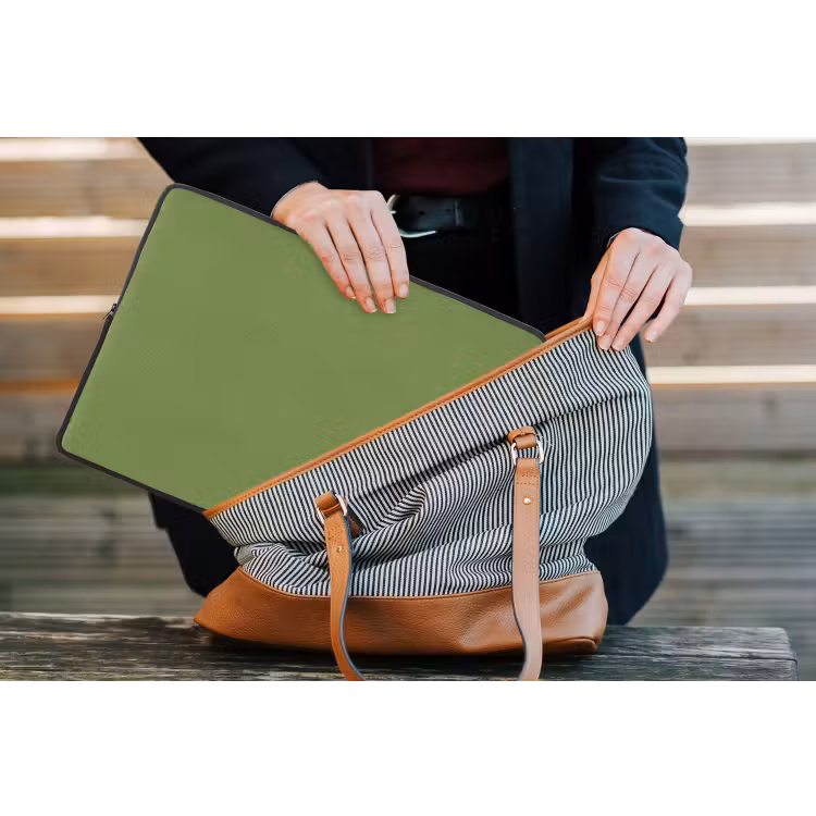 Laptophoes - Moss - Green - Groen — 4