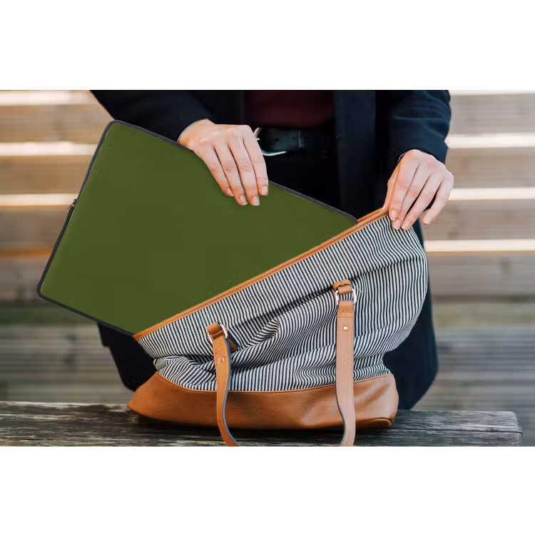 Laptophoes - Olive - Drab - Groen — 4