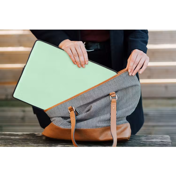 Laptophoes - Pale - Mint - Groen — 4