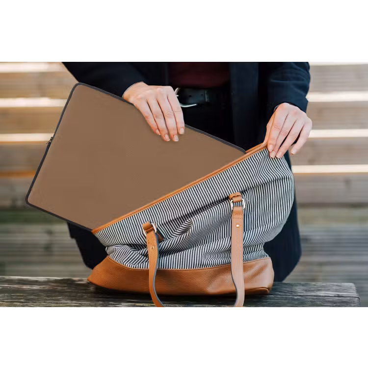 Laptophoes - Soft - Walnut - Bruin — 4