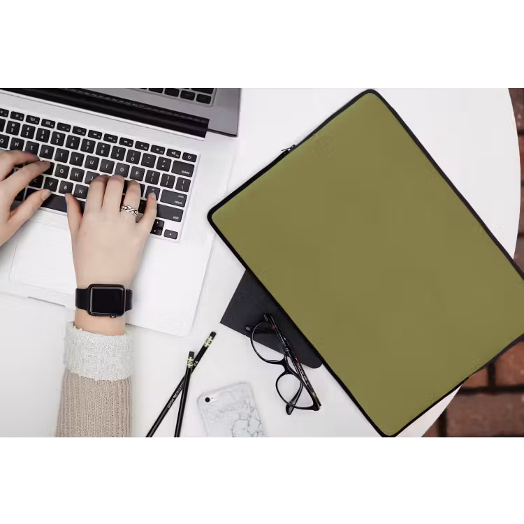 Laptophoes - Juniper - Groen - Organisch — 3