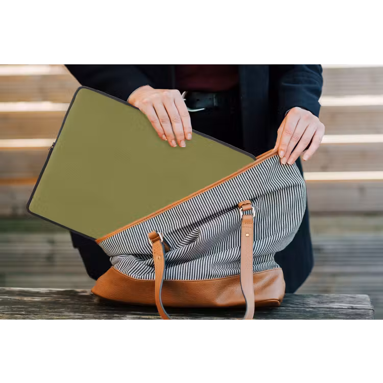 Laptophoes - Juniper - Groen - Organisch — 4