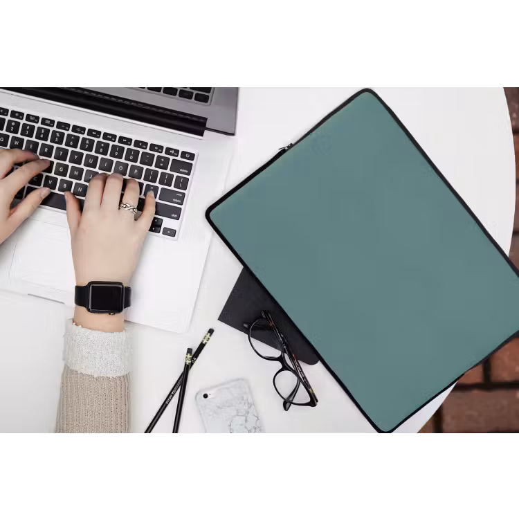 Laptophoes - Serene - Teal - Blauw — 3
