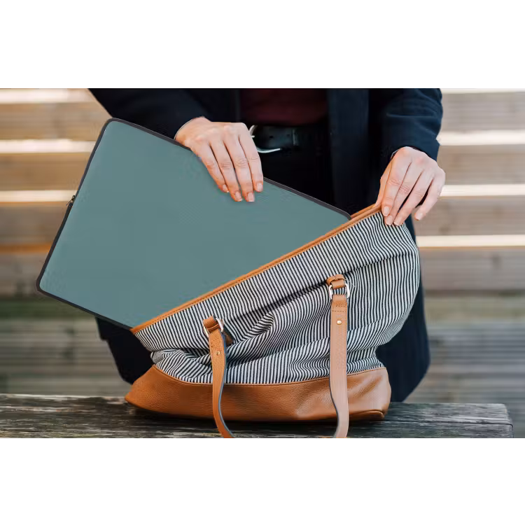 Laptophoes - Serene - Teal - Blauw — 4