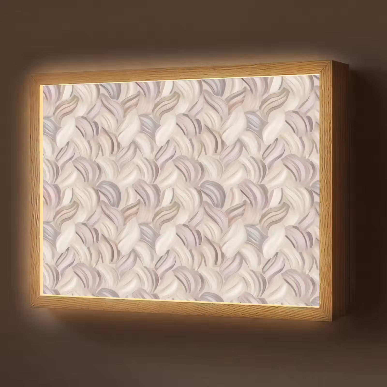 Lightbox - Wandlamp - Abstract - Golvend - Pastel — 1