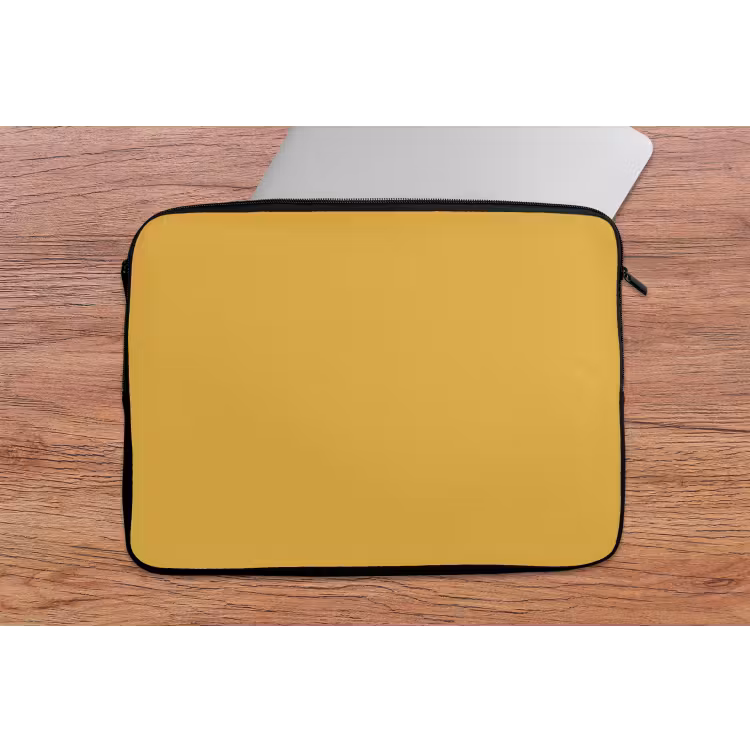 Laptophoes - Joyful - Mustard - Geel — 2