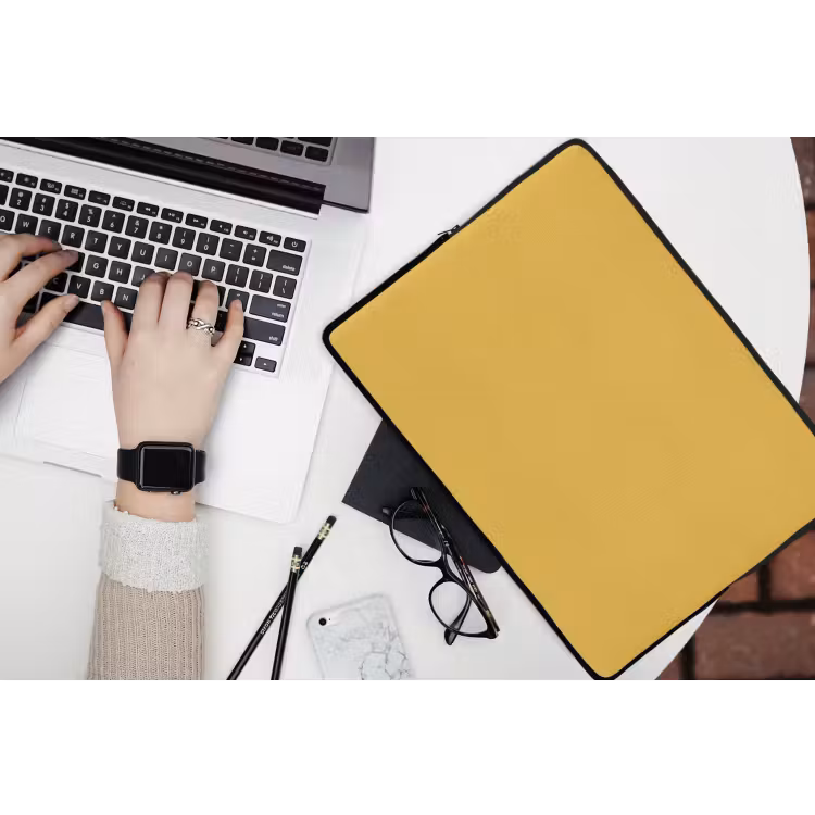 Laptophoes - Joyful - Mustard - Geel — 3