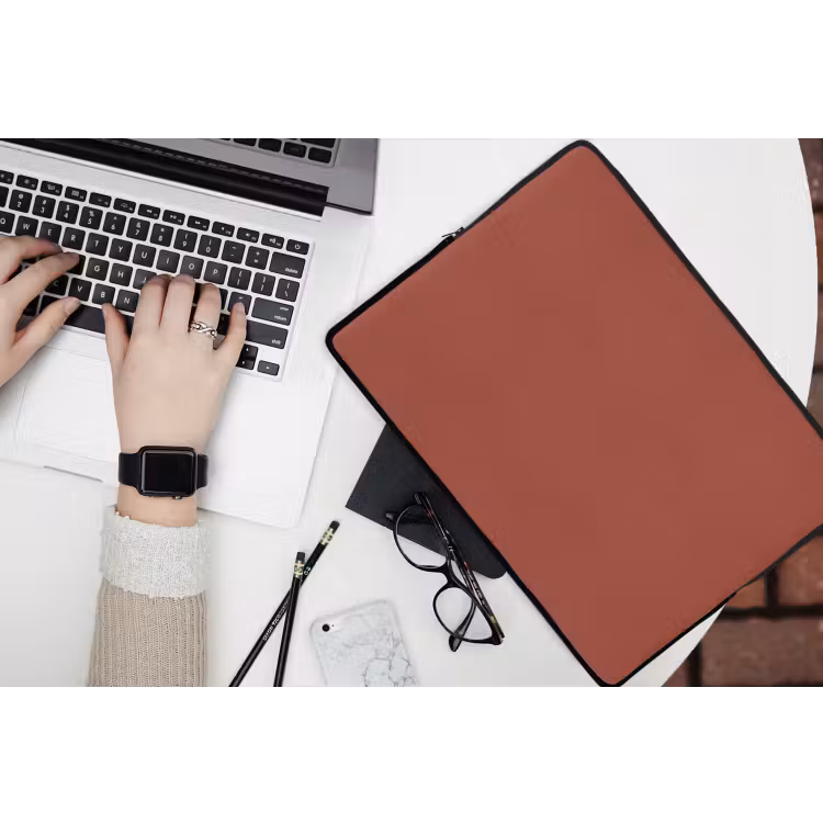 Laptophoes - Rustic - Terracotta - Oranje — 3