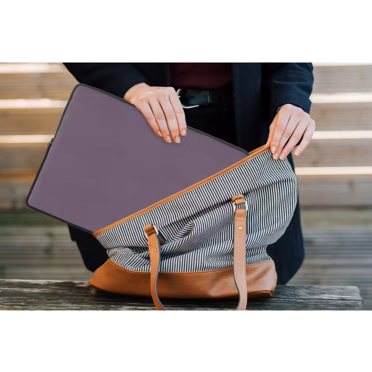 Laptophoes - Velvet - Aubergine - Paars — 4