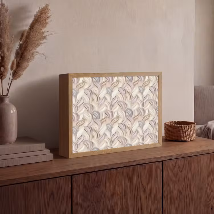 Lightbox - Wandlamp - Abstract - Golvend - Pastel — 4
