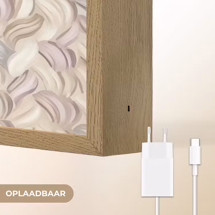 Lightbox - Wandlamp - Abstract - Golvend - Pastel — 7