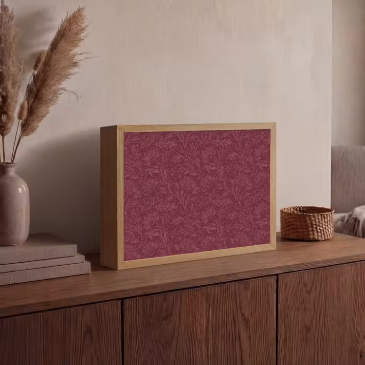 Lightbox - Wandlamp - Bladeren - Patroon - Paars — 4