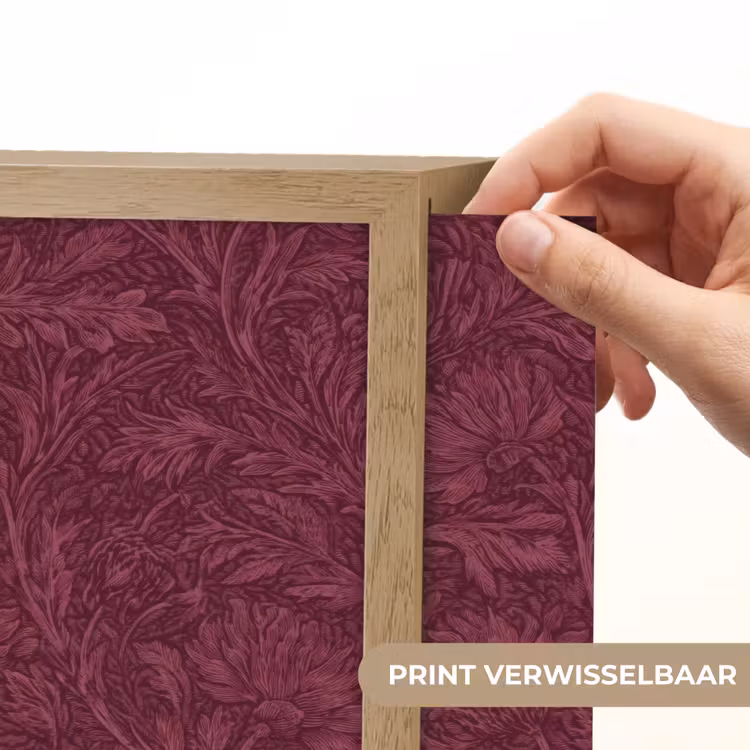 Lightbox - Wandlamp - Bladeren - Patroon - Paars — 5