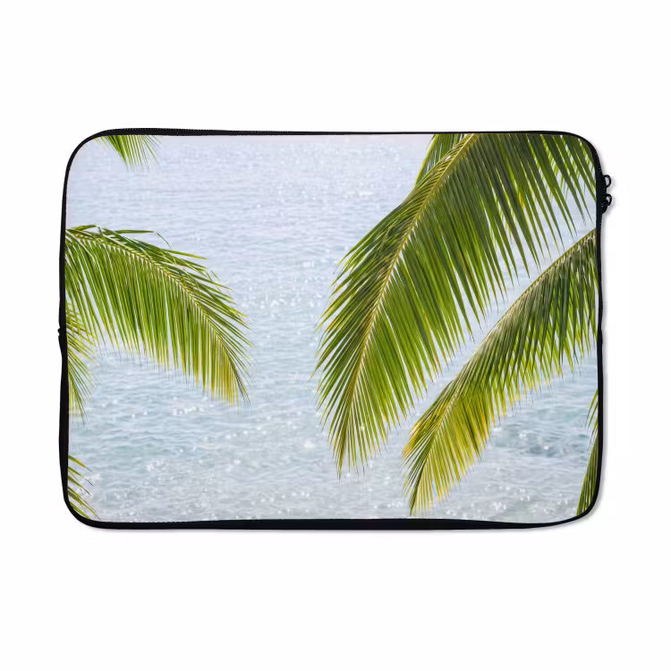 Laptophoes - Boom - Bladeren - Water - Tropisch - Groen — 5