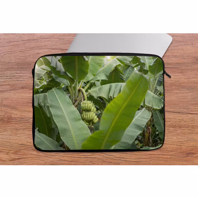 Laptophoes - Eten - Bananen - Plantage - Groen — 2