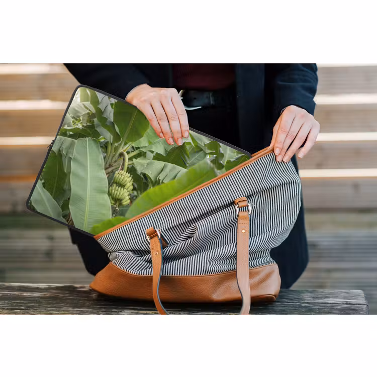 Laptophoes - Eten - Bananen - Plantage - Groen — 4