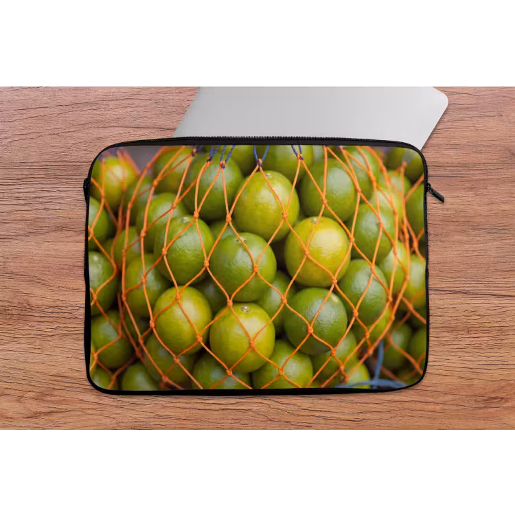 Laptophoes - Eten - Net - Groen - Markt — 2