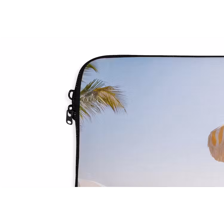 Laptophoes - Strand - Ligbedden - Vakantie - Modern - Geel — 6