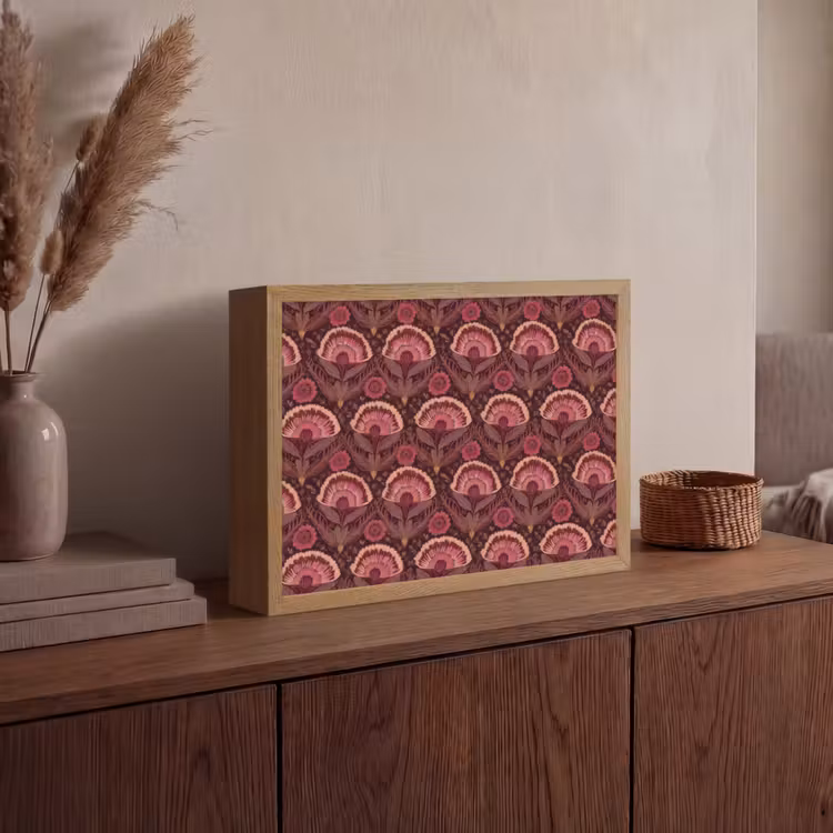 Lightbox - Wandlamp - Antiek - Bloemen - Kleurrijk — 4