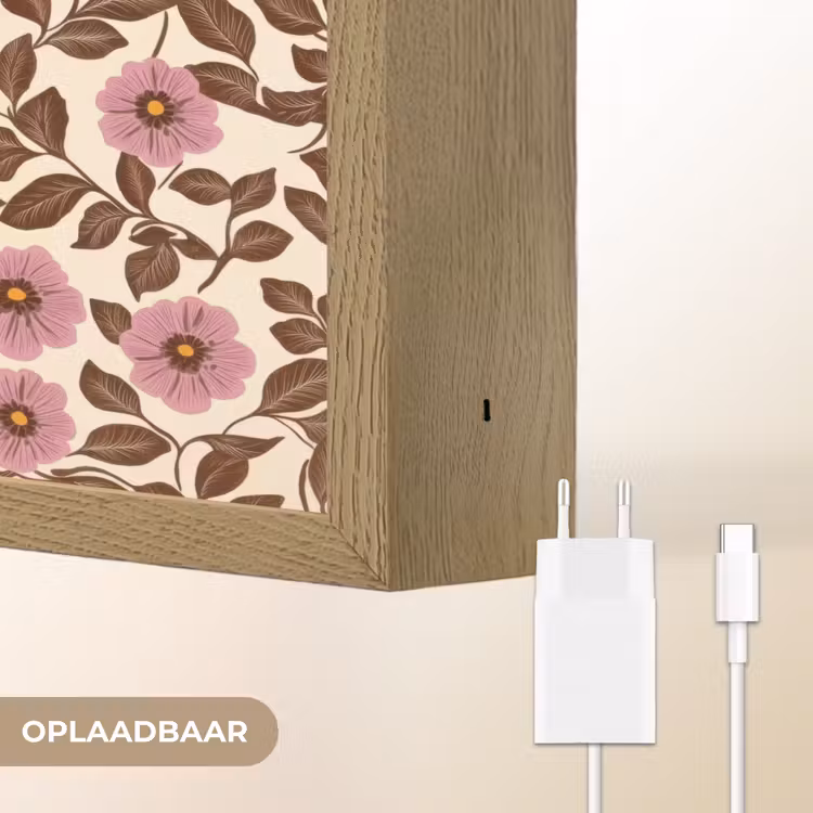 Lightbox - Wandlamp - Bloemen - Bladeren - Kleurrijk — 7