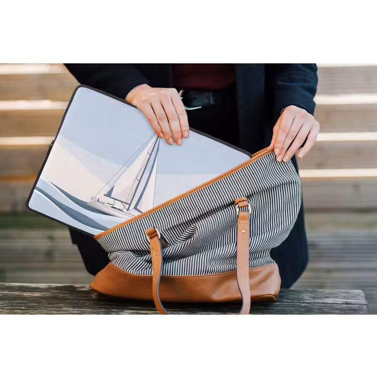 Laptophoes - Boot - Zeil - Zee - Modern - Beige — 4