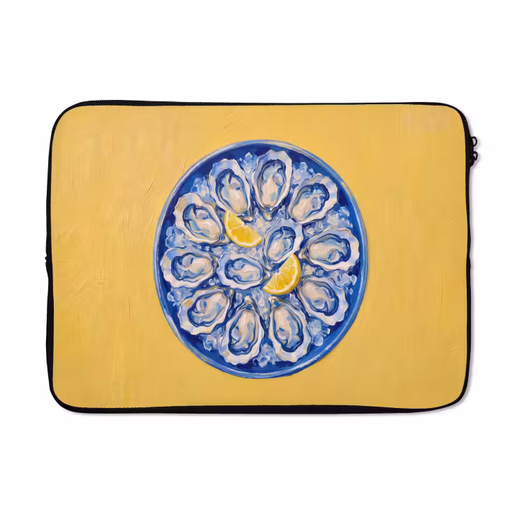 Laptophoes - Oesters - Citroen - IJs - Modern - Geel — 5