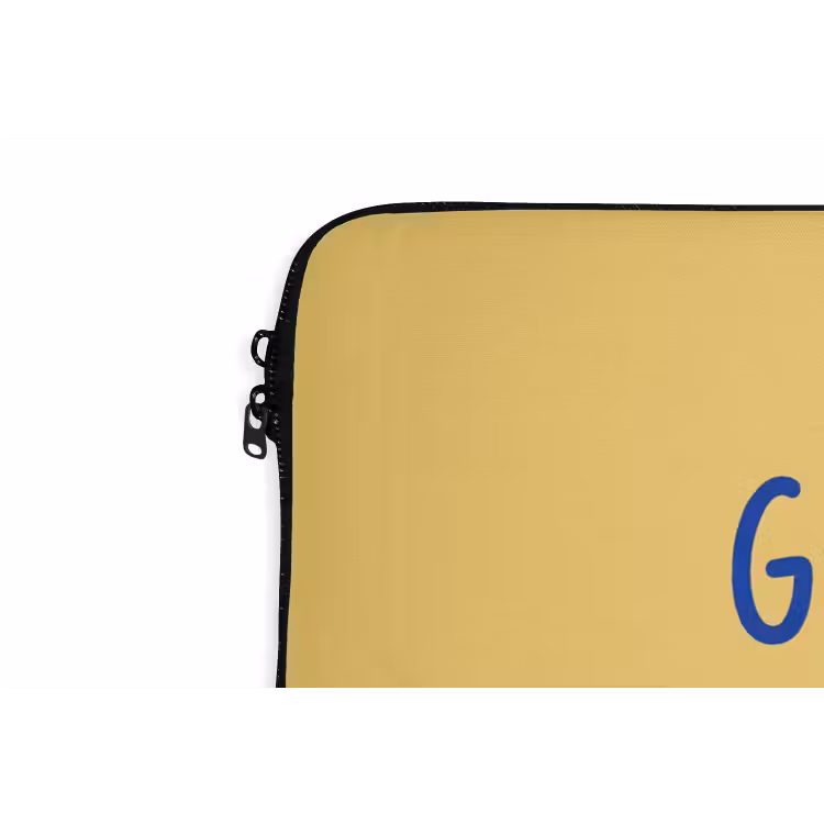 Laptophoes - Tekst - Zon - Zomer - Modern - Geel — 6
