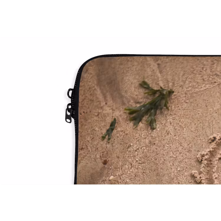 Laptophoes - Dieren - Hart - Strand - Zand - Roze — 6