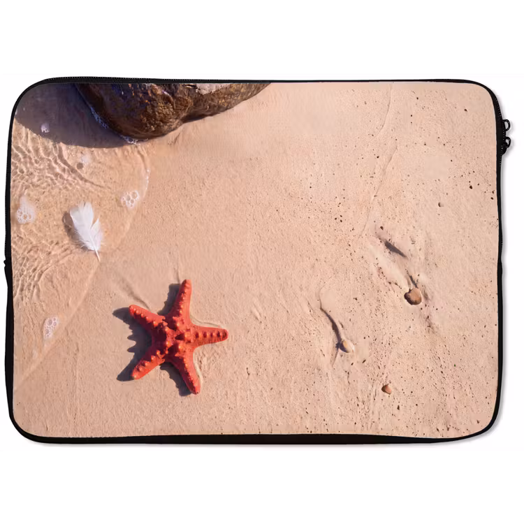 Laptophoes - Dieren - Strand - Zee - Natuur - Rood — 1