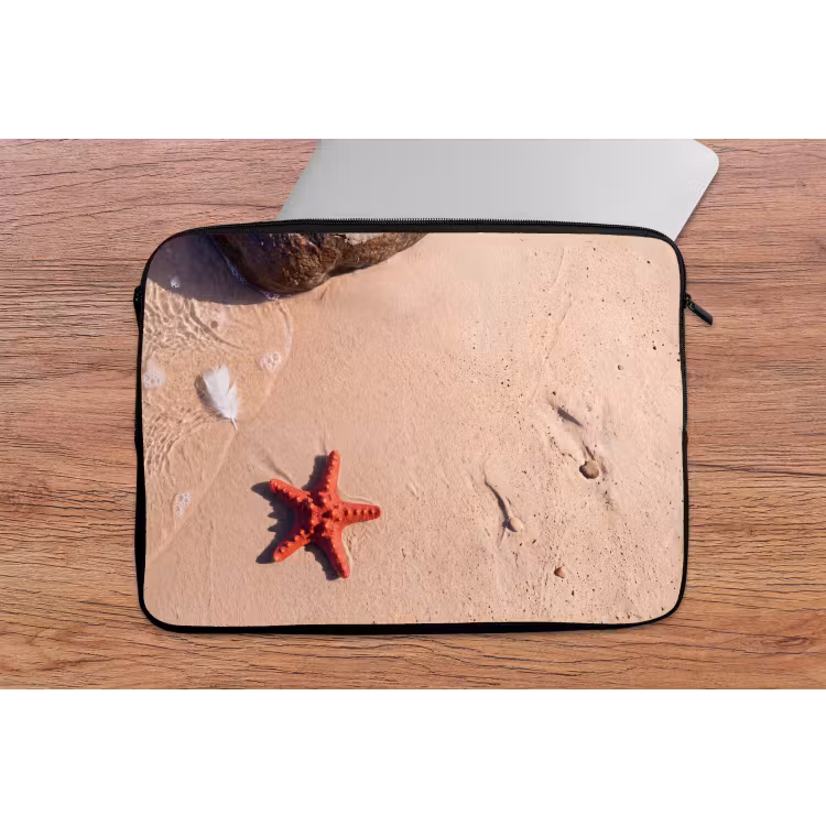 Laptophoes - Dieren - Strand - Zee - Natuur - Rood — 2