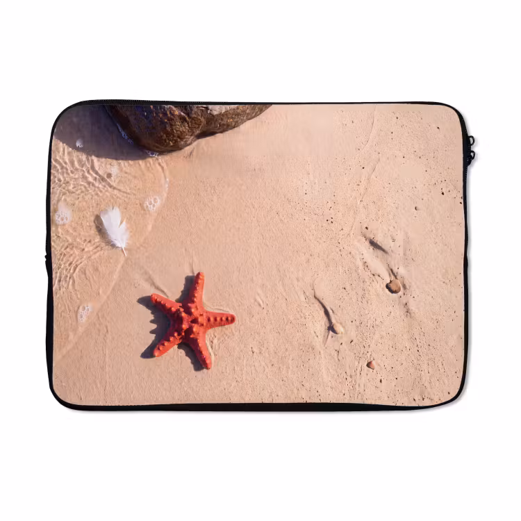 Laptophoes - Dieren - Strand - Zee - Natuur - Rood — 5