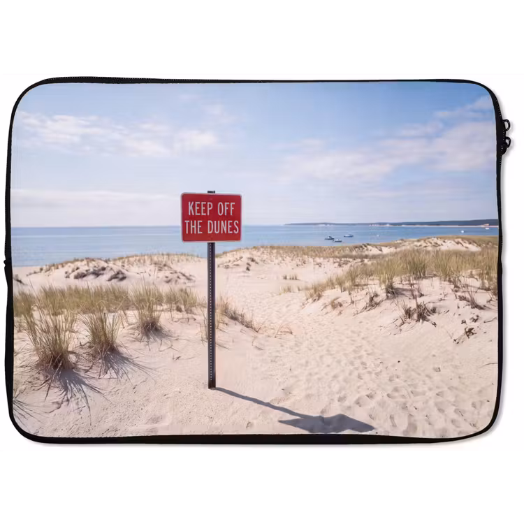 Laptophoes - Duin - Bord - Kust - Landschap - Rood — 1
