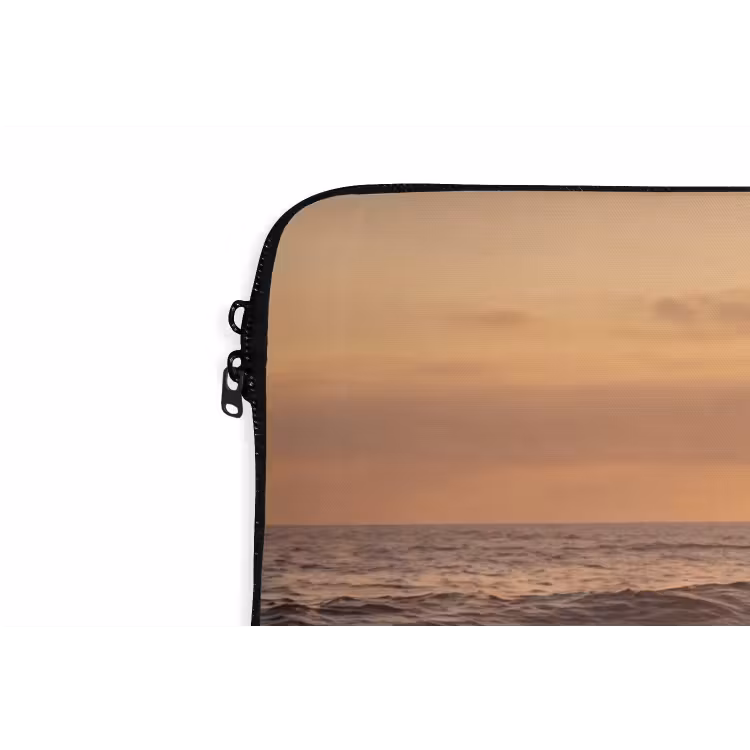 Laptophoes - Mensen - Oceaan - Zonsondergang - Kust - Goud — 6