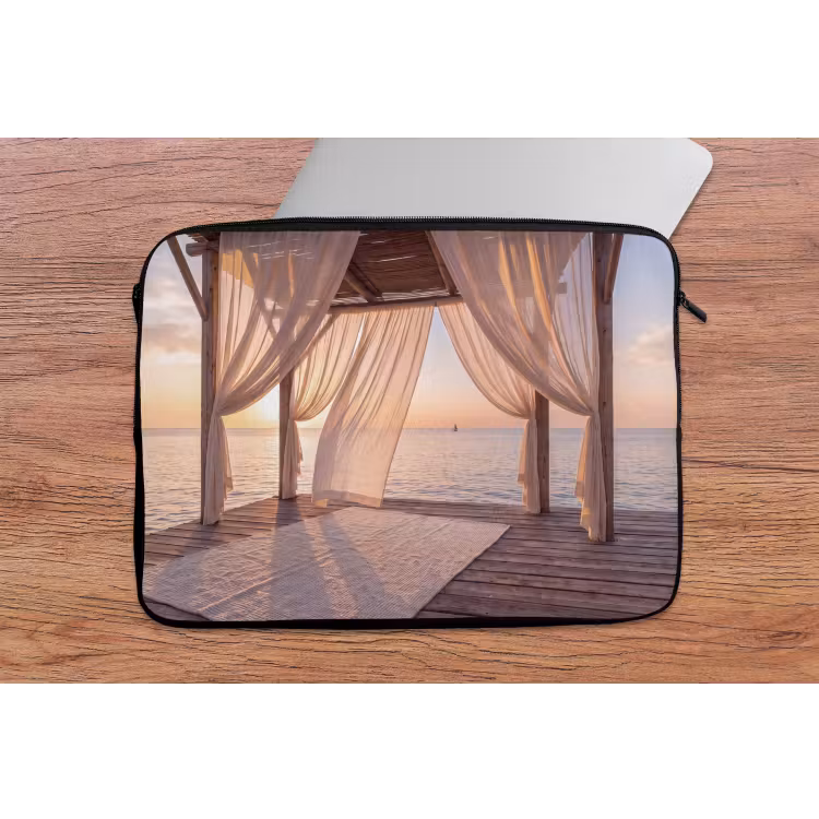 Laptophoes - Overkapping - Zee - Zonsondergang - Vakantie - Rust — 2