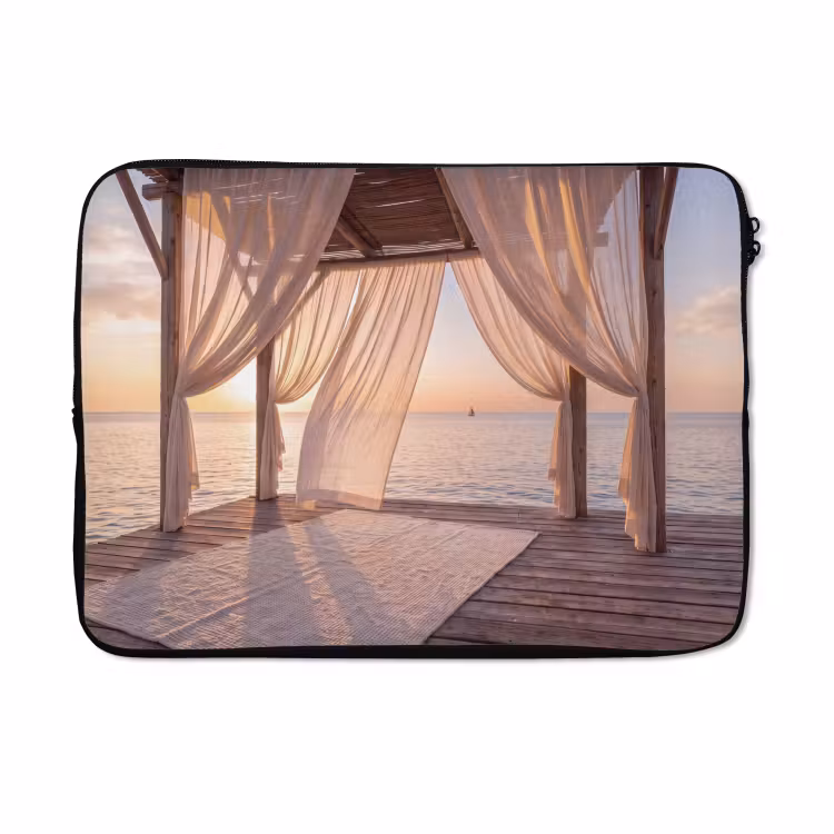 Laptophoes - Overkapping - Zee - Zonsondergang - Vakantie - Rust — 5