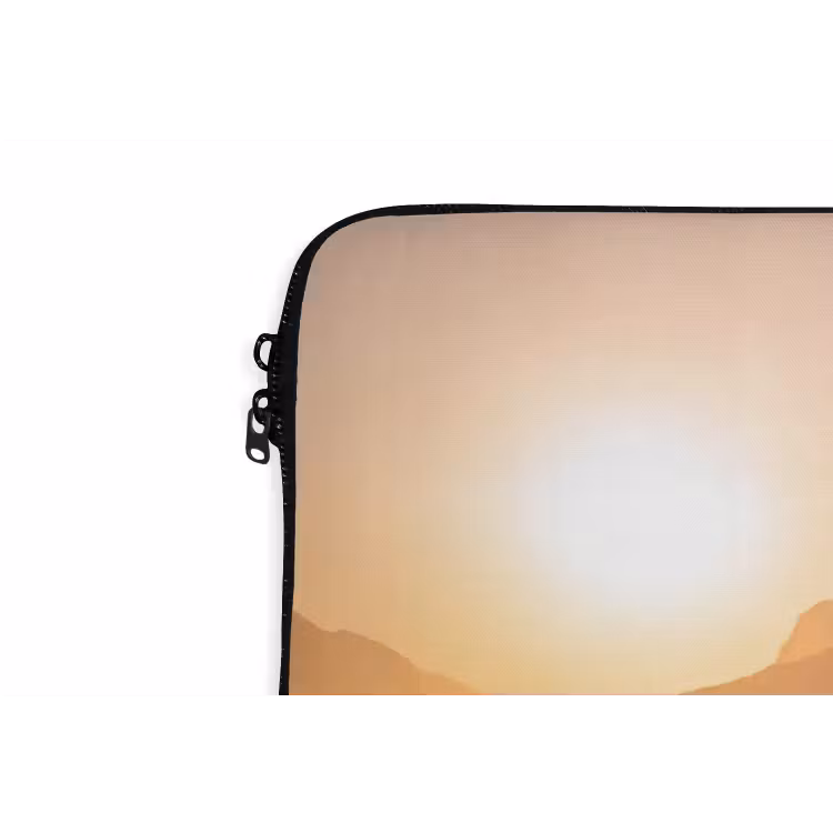 Laptophoes - Zee - Golven - Zonsondergang - Kust - Goud — 6