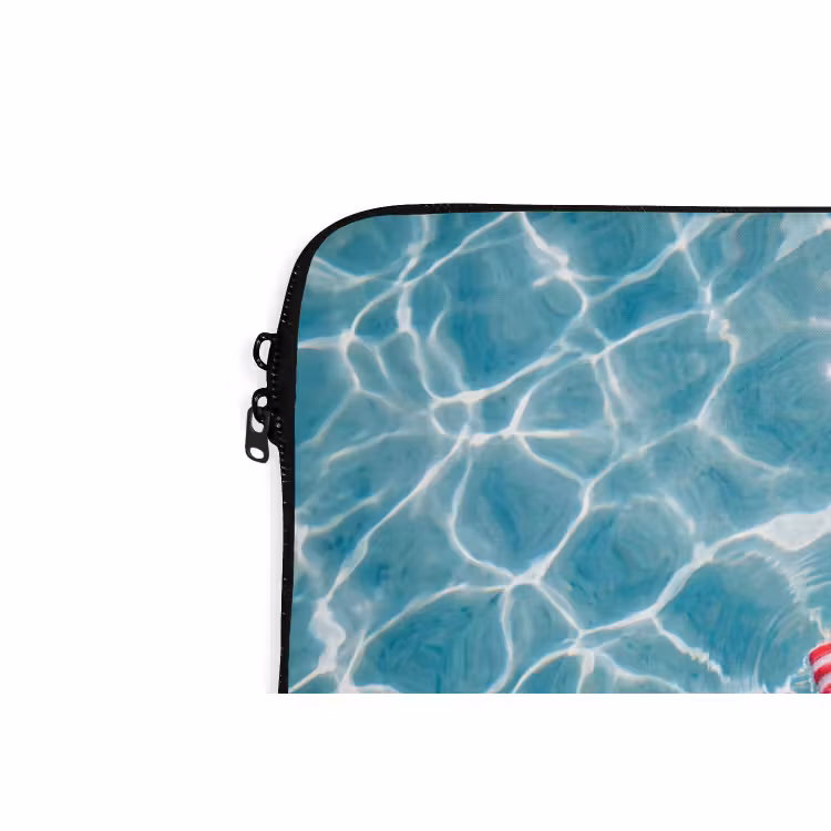 Laptophoes - Zwemkleding - Gestreept - Water - Zomer - Rood-wit — 6
