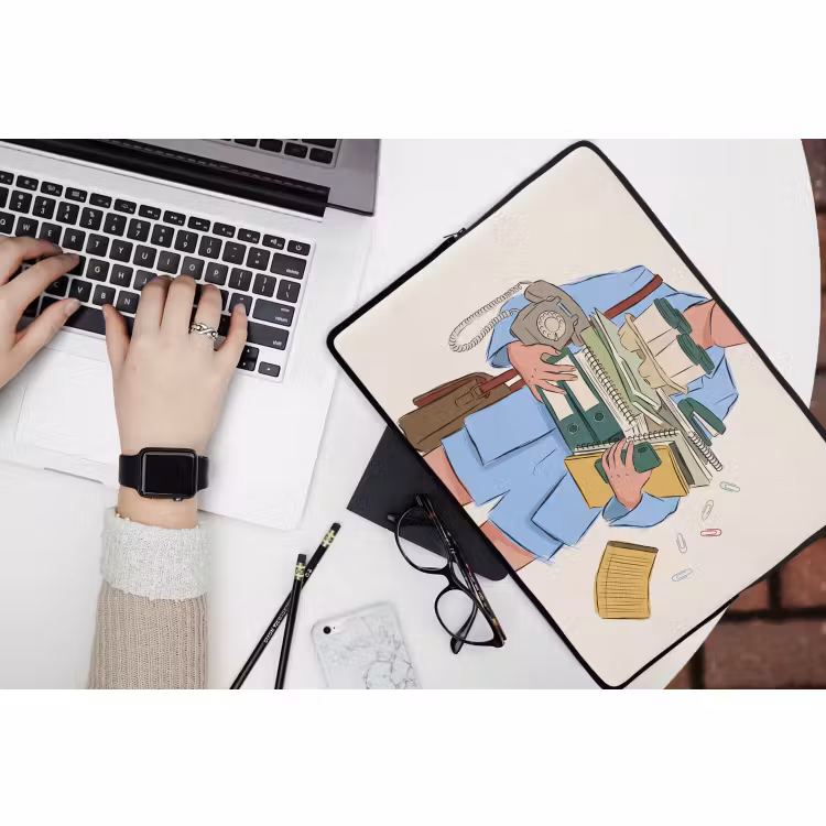 Laptophoes - Mens - Kantoorartikelen - Werk - Modern — 3