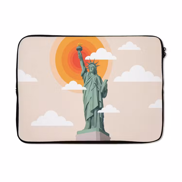Laptophoes - Vrijheidsbeeld - New York - Zon - Modern — 5