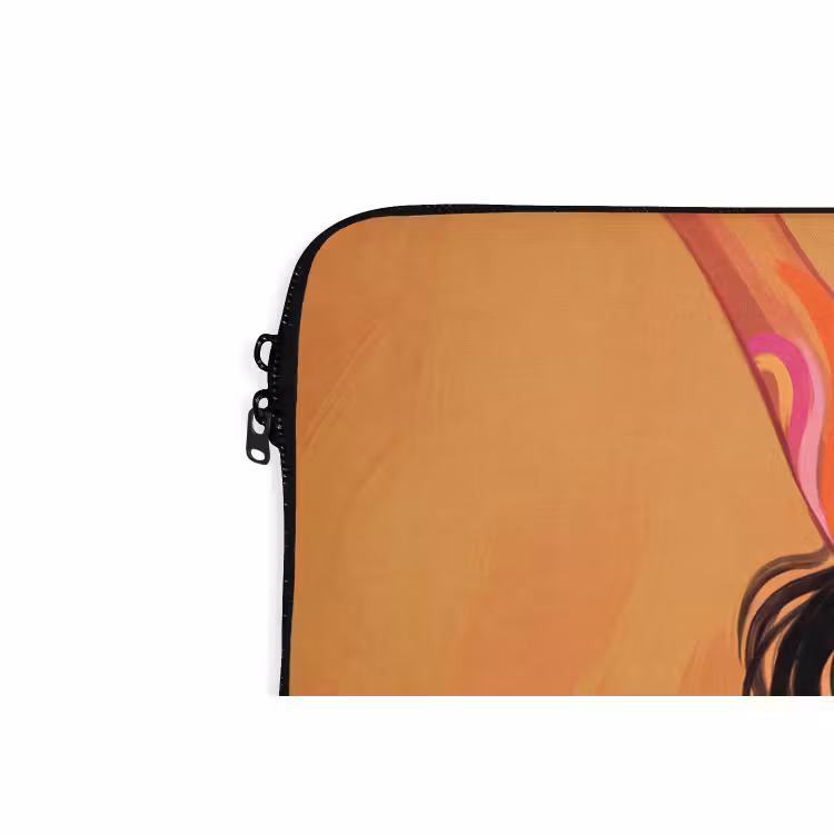 Laptophoes - Vrouw - Portret - Abstract - Modern - Kleurrijk — 6