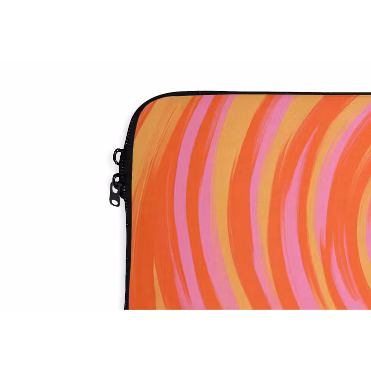 Laptophoes - Vrouw - Portret - Kunst - Abstract - Roze — 6