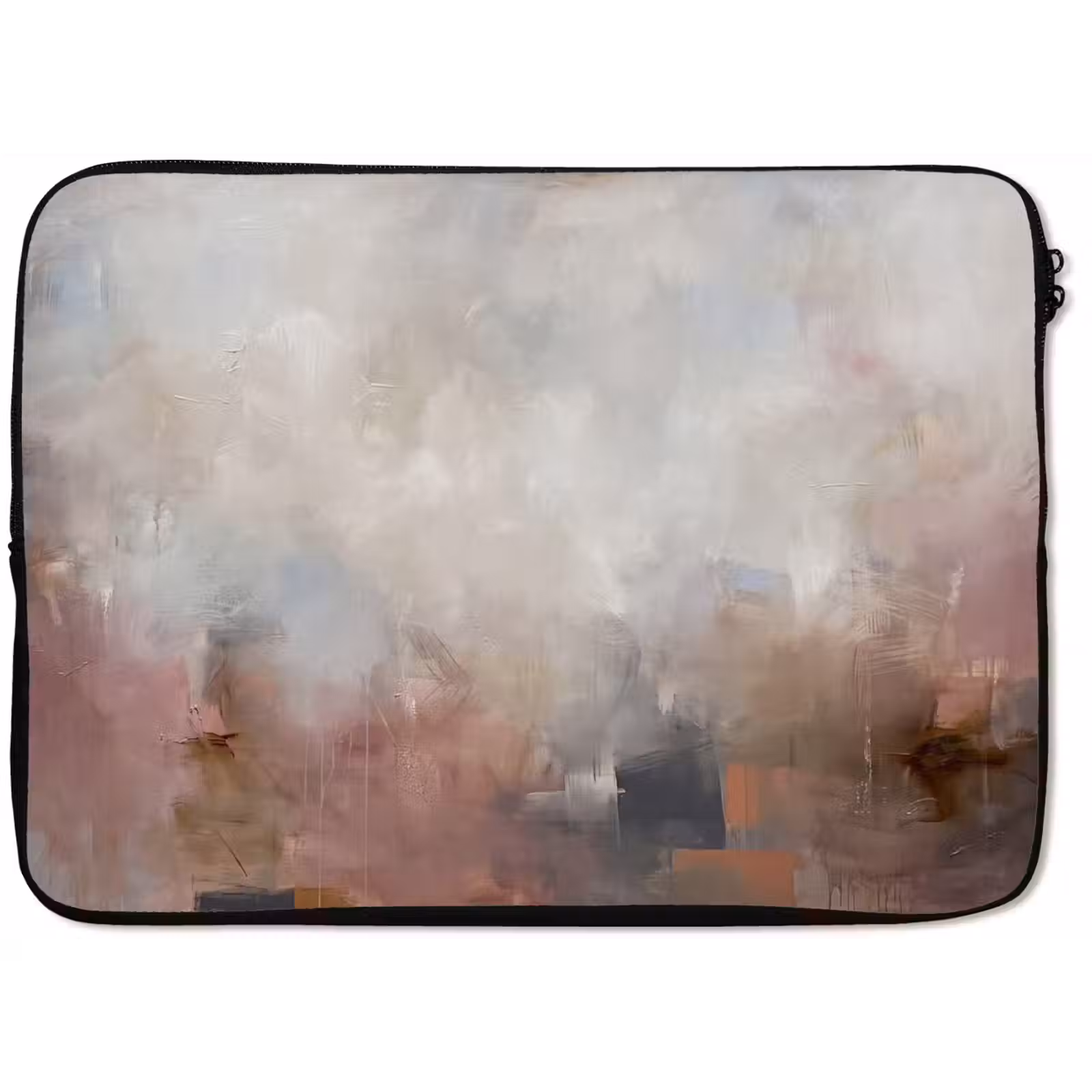 Laptophoes - Abstract - Vloeiend - Kunst - Modern - Beige — 1