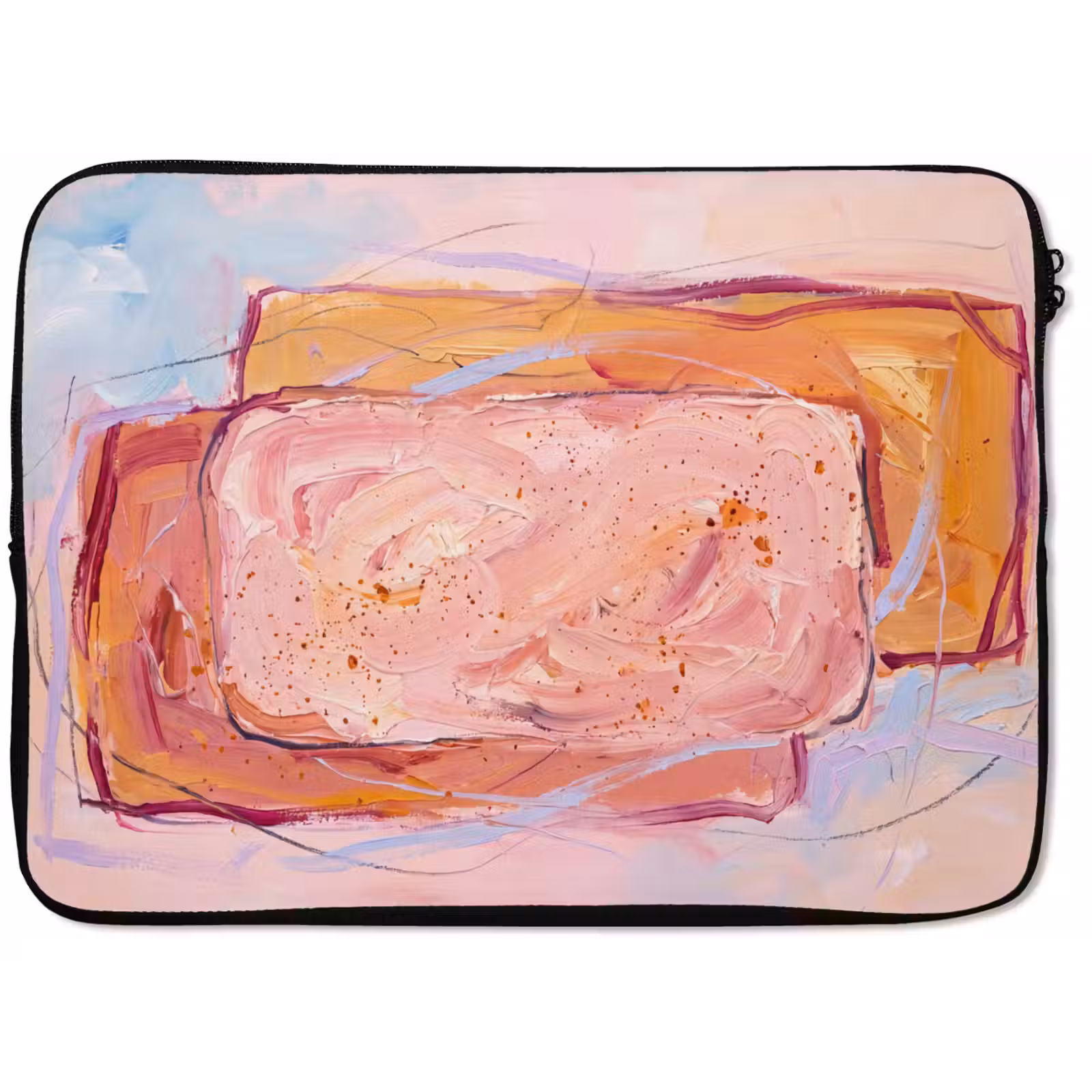 Laptophoes - Abstract - Vormen - Modern - Roze — 1