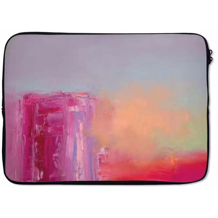 Laptophoes - Abstract - Kleuren - Modern - Roze — 1